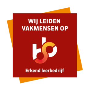 Wij leiden vakmensen op, want we zijn een erkend leerbedrijf.